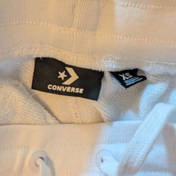 Converse x Shrimps Face Printed Pants White Sweatpants Size XS - Picture 7 of 8